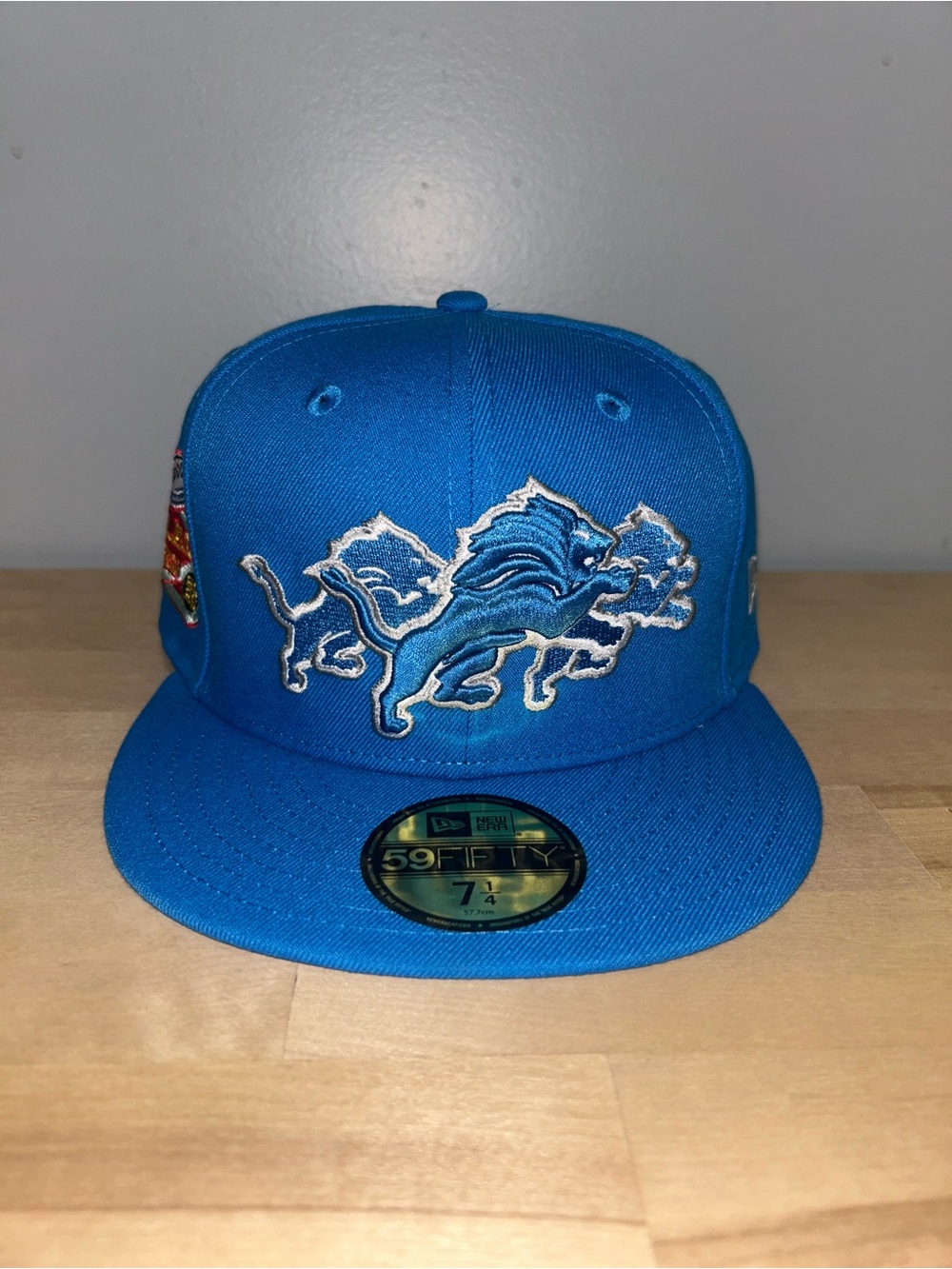 Detroit Lions x John Geiger Misplaced Series New Era Fitted Cap Size 7 1/4 NEW